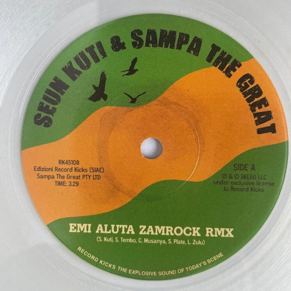 Seun Kuti – Emi Aluta Zamrock Remix / Emi Aluta 45 Edit – 7″ Vinyl Single Record